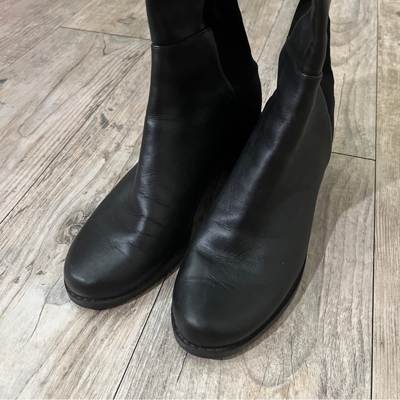 STUART WEITZMAN MIXITUP MEZZAMEZZA BLACK LEATHER KNEE STRETCH CLASSIC 5050 4.5M - Picture 5 of 8